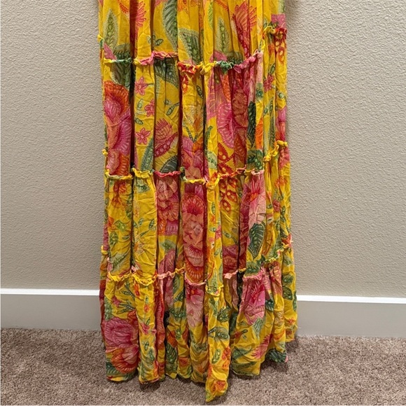 Farm Rio Macaw Bloom Tiered Dress - Picture 5 of 13